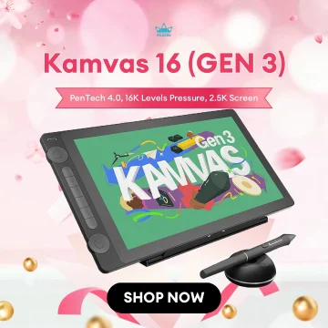 Huion Kamvas 16 Gen 3 2.5K Pen Display 1
