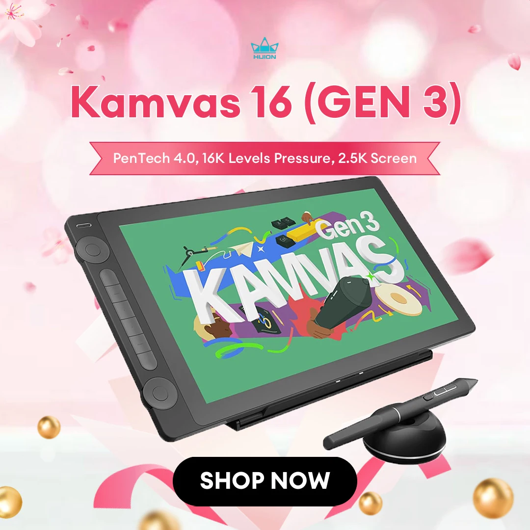 Huion Kamvas 16 Gen 3 2.5K Pen Display 1 Huion Kamvas 16 Gen 3 2.5K Pen Display 1