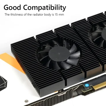 RTX 3090 GPU Backplate Memory Cooler Fan 1