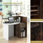 Retail Reception Desk with Lockable Drawer 6