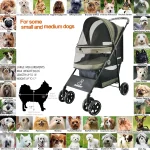 Sage Green All Terrain Pet Stroller Up to 30lb 4