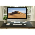 36x20 Waterproof PU Desk Pad Black 6