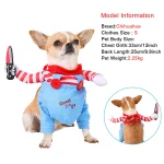 Funny Halloween Dog Cat Costume Jumpsuit 4