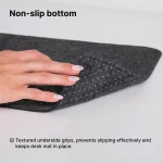 Minimalist Felt Desk Pad Anti-Slip Easy Clean 2