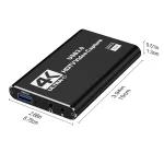 USB 3.0 4K HDMI Capture Card 1080P60 6