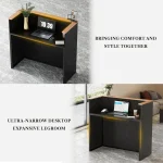Modern 47-inch Reception Counter Desk 6