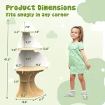 Kids Cloud Corner Bookshelf Organizer 2