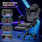 Adult Ergonomic Gaming Chair with Footrest 5