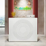 Tribesigns Modern Reception Desk Counter 1