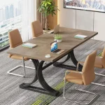 Metal 5 Seat Conference Table for Meetings 2