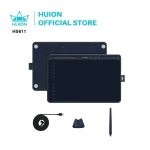 HUION HS611 Drawing Tablet with Multimedia Keys 1