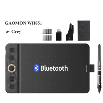GAOMON WH851 Wireless Drawing Tablet 8x5 Inch 1