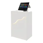 LED Reception Desk with Drawer Storage 1