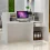 Modern Reception Desk with Storage Cabinet
