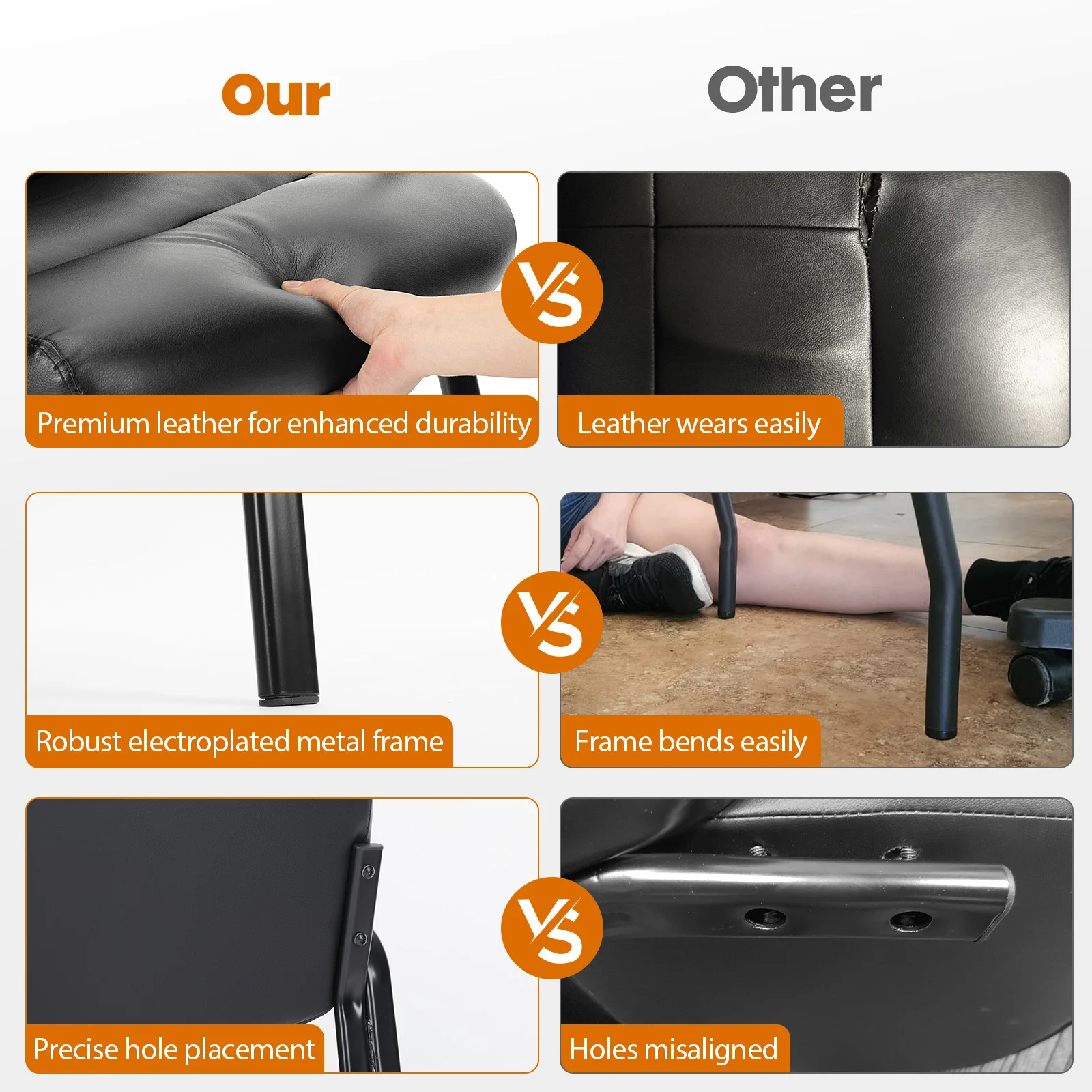 PU Leather Guest Chair for Waiting Rooms 3 PU Leather Guest Chair for Waiting Rooms 3