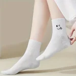 Soft White Expression Crew Socks 10 Pairs 5