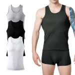 Mens Cotton Sleeveless Undershirt Tank Top 1
