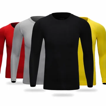 Mens Long Sleeve Compression Base Layer Shirt 1