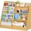 4-Tier Kids Bookshelf with Sling Pockets