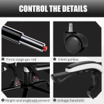 Ergonomic Reclining Gaming Chair with Footrest 6