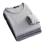 Mens Fleece Lined Thermal Long-Sleeve Top 2