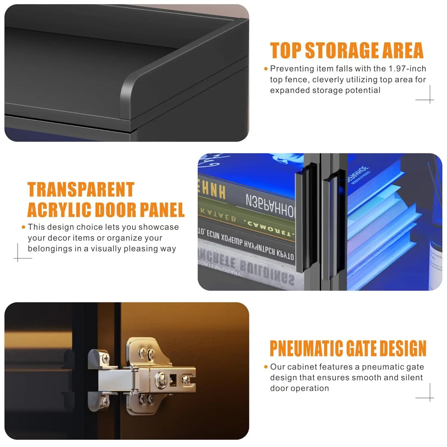 65-Inch LED Display Cabinet Bookcase 5 65-Inch LED Display Cabinet Bookcase 5