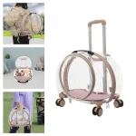 Waterproof Rolling Cat Carrier Up to 20 lb 6