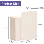 L-Shaped Lockable Beauty Reception Desk 2