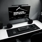 Minimalist Felt Desk Pad Anti-Slip Easy Clean 6