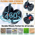 3-in-1 Pet Stroller Wagon with Carrier 55lb 4