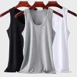 Mens Cotton Sleeveless Undershirt Tank Top 5