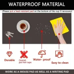 35.4-inch PU Leather Desk Pad with Lip 3