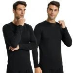 Mens Crewneck Thermal Base Layer Shirt 3