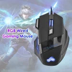 5500 DPI Wired Gaming Mouse with RGB Light 3