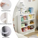 Kids Toy Storage Organizer with Bookshelf 4