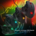 Redragon M811 MMO Gaming Mouse 15 Buttons 3