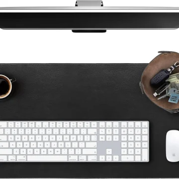 Full Grain Leather Desk Mat 32x16 Inch 1