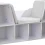 Kids Bookcase Reading Nook Storage Bench