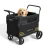 Foldable Dog Stroller with Ramp and Brakes