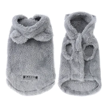 Soft Fleece Dog Hoodie Coat for Small Pets