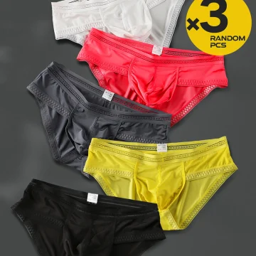 Ice Silk Breathable Boxer Thong Set 1