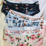 Floral Ice Silk Boxer Briefs Set 4