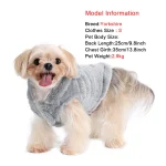 Soft Fleece Dog Hoodie Coat for Small Pets 4