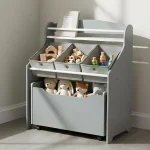 Kids Bookshelf Toy Organizer with Storage 1