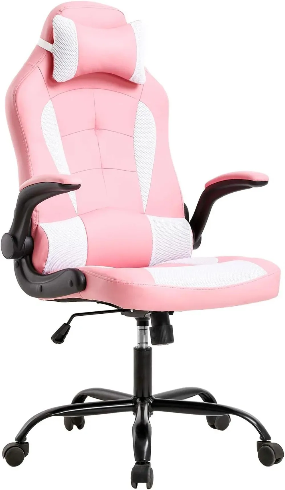 Gaming Chair Office Chair Desk Chair with Lumbar Support Flip Up Arms Headrest Swivel Rolling Adjustable PU Leather Racing 6 Gaming Chair Office Chair Desk Chair with Lumbar Support Flip Up Arms Headrest Swivel Rolling Adjustable PU Leather Racing 6