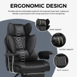 Big and Tall Gaming Chair Footrest 6