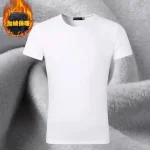 Mens Velvet Thermal Short Sleeve Undershirt 4