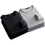 Thermal Fleece Long Sleeve Velvet Padded Shirt 6