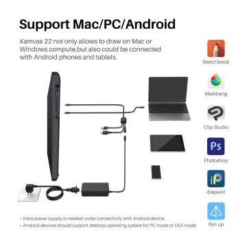 Kamvas 22 Huion Pen Display Monitor 21.5-Inch 2