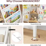 3-Tier Kids Bookcase Toy Organizer 5